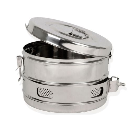 Dressing Drum Jointed - Medical-Grade Stainless Steel