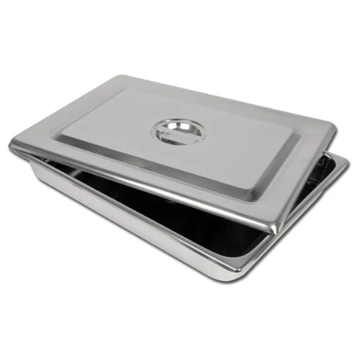 Instrument Tray - Stainless Steel Tray for Surgical Instruments Device4Med