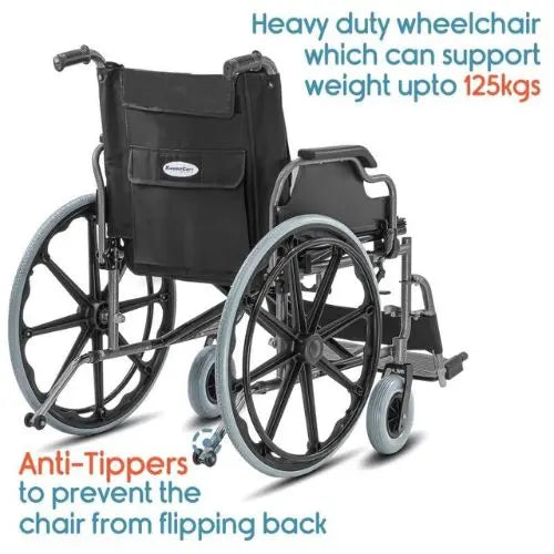 Kosmocare RCS102 Delux Heavy Duty Foldable Wheelchair Device4Med