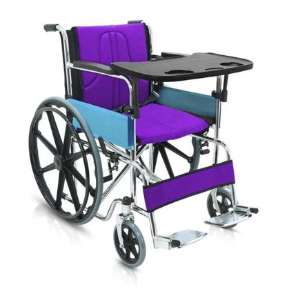 KosmoCare RCR102 Foldable Wheelchair | Dura Mag with Soft Cushion